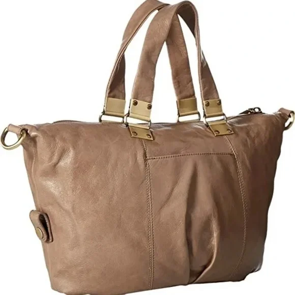 Hobo Derby Calfskin Leather Satchel